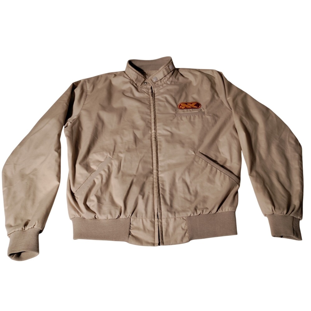 Northrup King Tan Jacket with Lining K - Brand USA No Size Tag- Imperfect (L?)